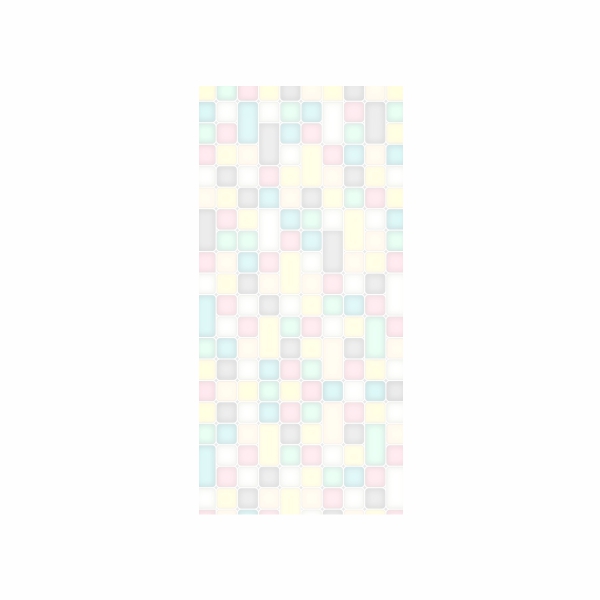 Painel 2x1m Cubos Candy colors